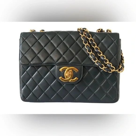 ❌❌SOLD❌❌Chanel 97-99 Classic Jumbo Single Flap - Picture 1 of 12